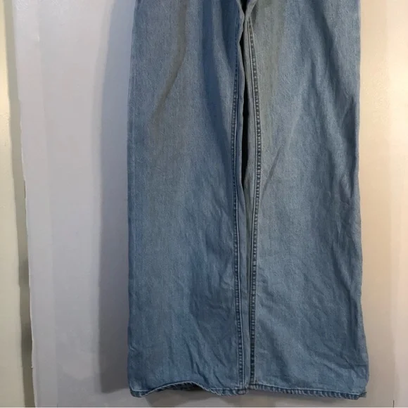 H&M 5-Pocket Wide High Jeans -Wash Denim - Picture 7 of 13